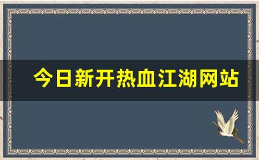 私服发布网站：今日新开热血江湖网站(热血江湖官网客户端下载完整版) (2)